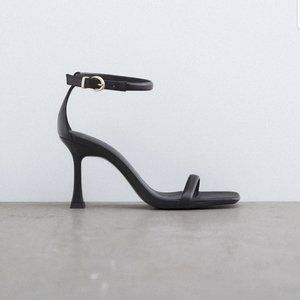 Zara Leather High Heel Sandals